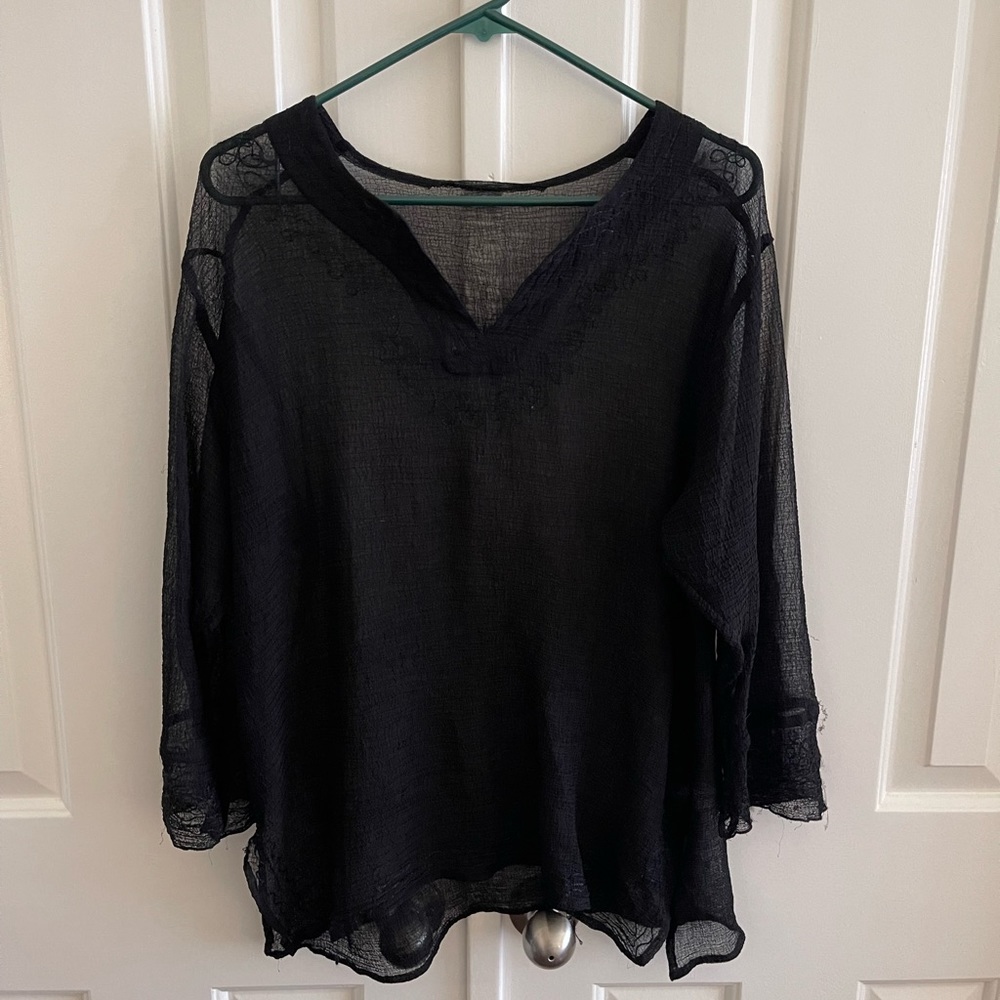 See through tunic